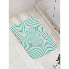 Twisting Striped Whirlpool Bath Mat