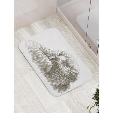 Eagle Wildlife Art Bath Mat