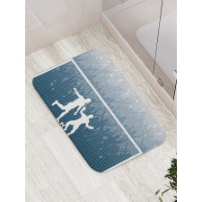 Penalty Kick Football Bath Mat