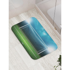 Soccer Football Game Bath Mat