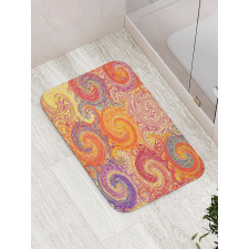 Grunge Sun Boho Bath Mat