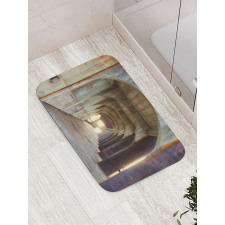 Corridor Concrete Rustic Bath Mat