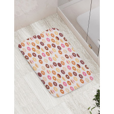 Colorful Yummy Donuts Bath Mat