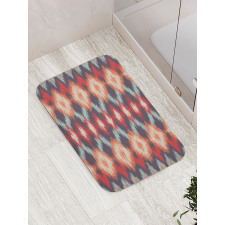 Oriental Weaving Style Bath Mat