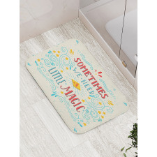 Magic Words Art Bath Mat