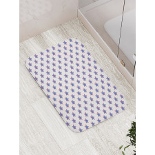 USA Flag Star Nation Bath Mat