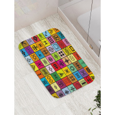 Aboriginal Primitive Bath Mat