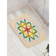 Space Time Spiral Bath Mat