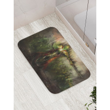 Ghost King in Field Bath Mat