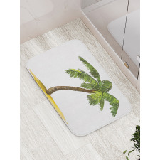 Cartoon Palm Trees Bath Mat