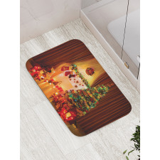 Tree Festive Presents Bath Mat