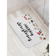 Modern Words Bath Mat