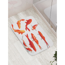 Koi Shoal Chinese Animal Bath Mat