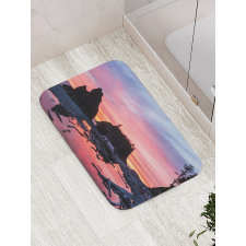 Mystic Beach Skyline Bath Mat