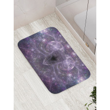 Space Cosmos Hearts Bath Mat