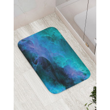 Surreal Hazy Colors Bath Mat