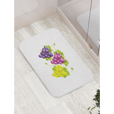 Ivy Burgundy Region Bath Mat