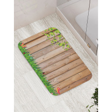 Spring Season Ladybug Bath Mat