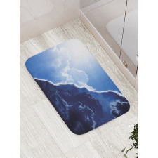 Contrasting Sky View Bath Mat