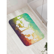 Desert Hunter Graphic Bath Mat