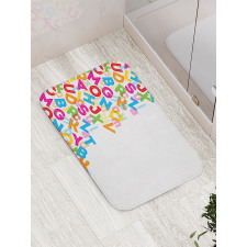 Alphabet Lettering Bath Mat