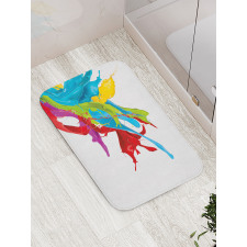Surreal Digital Paint Bath Mat