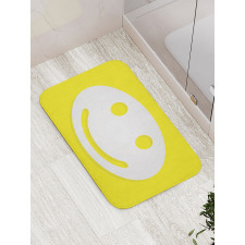 Positive Smiley Face Bath Mat