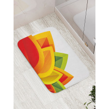 Digital Autmun Leaf Bath Mat