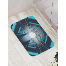 Lunar Moon Scene Bath Mat