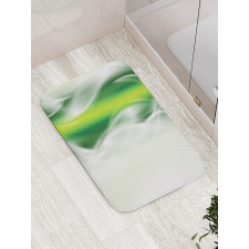 Cool Wavy Floral Bath Mat