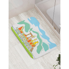 Small Old Train Bath Mat