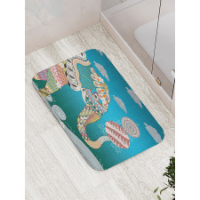 Ornate Spirit Animal Bath Mat