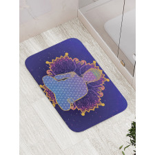 Yoga Ritual Karma Pose Bath Mat