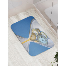 Clock Sand Bath Mat