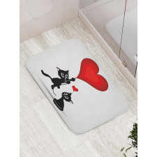 Baby Cats Balloons Bath Mat