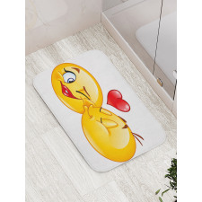 Romantic Flirty Love Mood Bath Mat