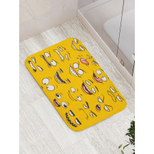 Hot Happy Love Sarcastic Bath Mat