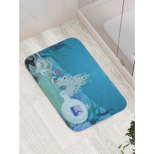 Fairytale Mermaid Castle Bath Mat