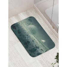 Moon Astronaut Bath Mat