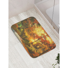 Autmn Leaf Tree Forest Bath Mat