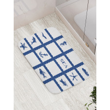 Starfish Anchor Sealife Bath Mat