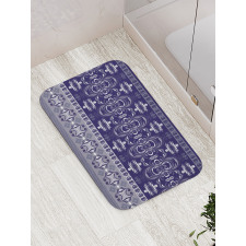 Floral Horizontal Bath Mat