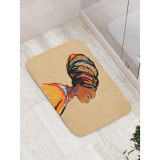 Exotic Feather Bath Mat