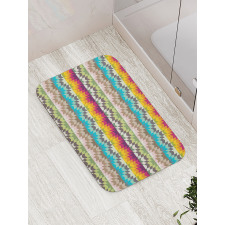 Contrast Colors Artwork Bath Mat