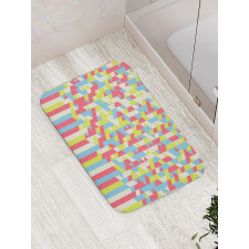 Psychedelic Gradient Bath Mat