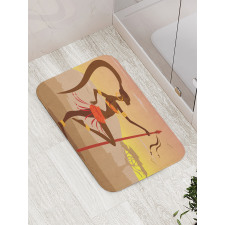 Savannah Amazon Girl Retro Bath Mat