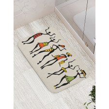 Clan Dancer Ethnic Bath Mat