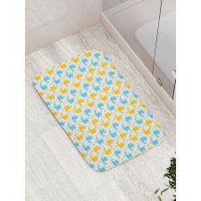 Hearts Baby Print Bath Mat