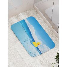 Swimming in Pool Bath Mat