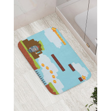 Arcade Knight 90's Bath Mat